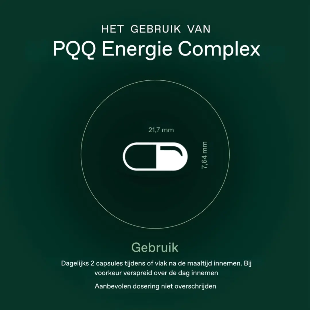 Bonusan PQQ Energie Complex - 60 capsules - afbeelding 3 van 6