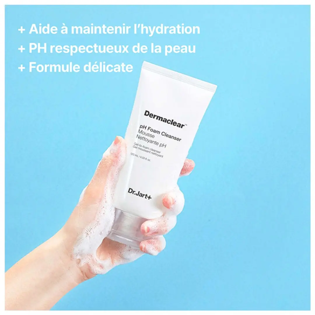 Dr. Jart+ Dermaclear pH Reinigingsmousse 120ml - afbeelding 3 van 3