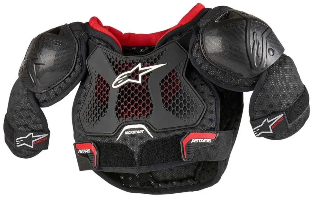Alpinestars Bionic Action Kickstart Borstbeschermer - Zwart Rood - Maat 4/6 - afbeelding 4 van 4