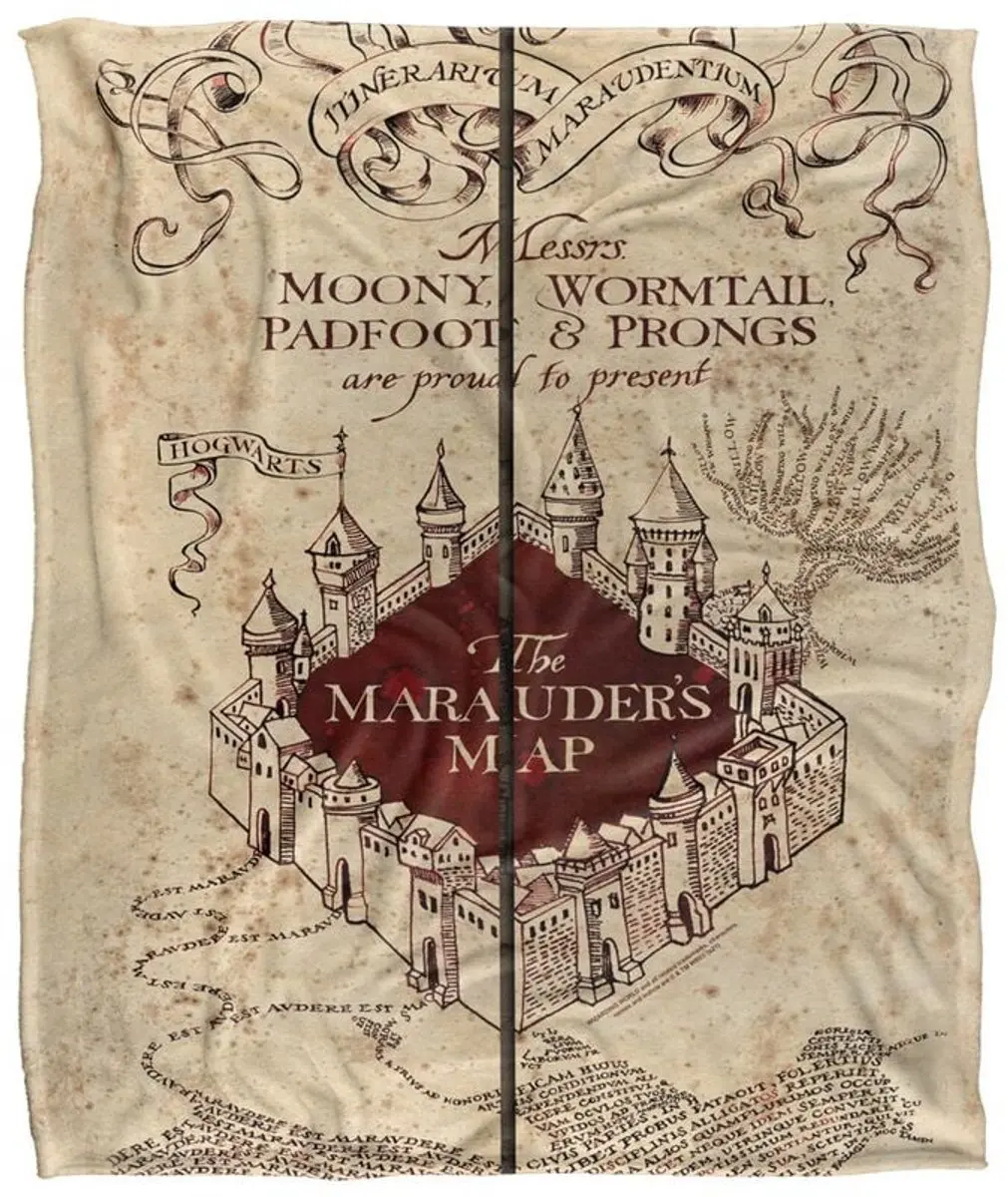 Harry Potter The Marauders Map Unisex Dekens
