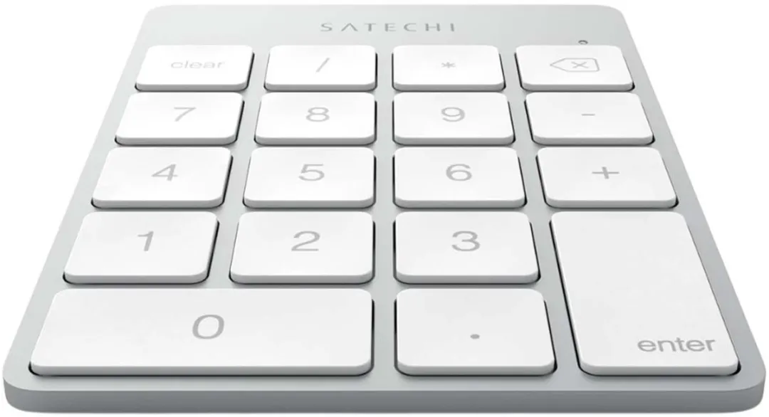 Satechi Slim Draadloos Toetsenbord – Bluetooth Technologie – Oplaadbare Batterij met Lange Levensduur – Super Slank en Draagbaar Ontwerp - Grijs