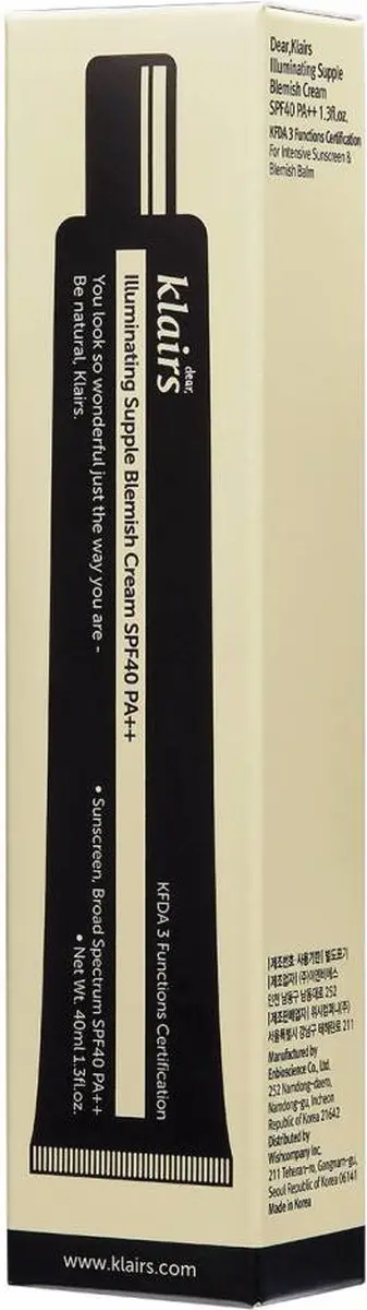 Klairs Illuminating Supple Blemish Cream SPF40 - 40ml - afbeelding 4 van 6
