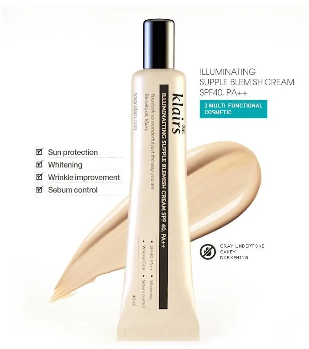 Klairs Illuminating Supple Blemish Cream SPF40 - 40ml - afbeelding 5 van 6