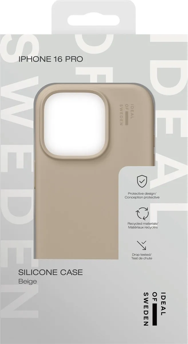 iDeal of Sweden iPhone 16 Pro Silicone Hoesje Beige - IDSIC-I2461P-128