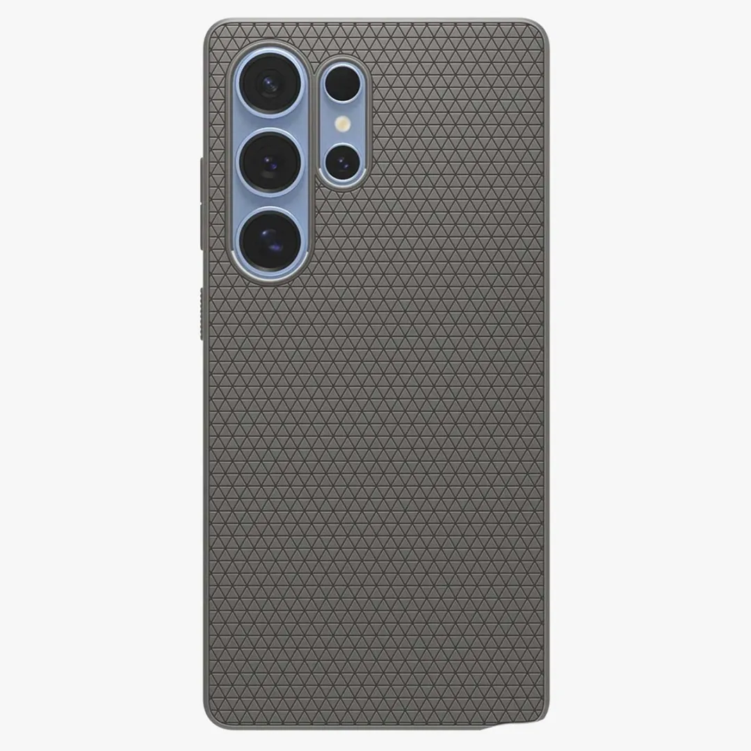 Spigen Liquid Air 13251 Hoesje - Samsung Galaxy S25 Ultra - Marmer Grijs