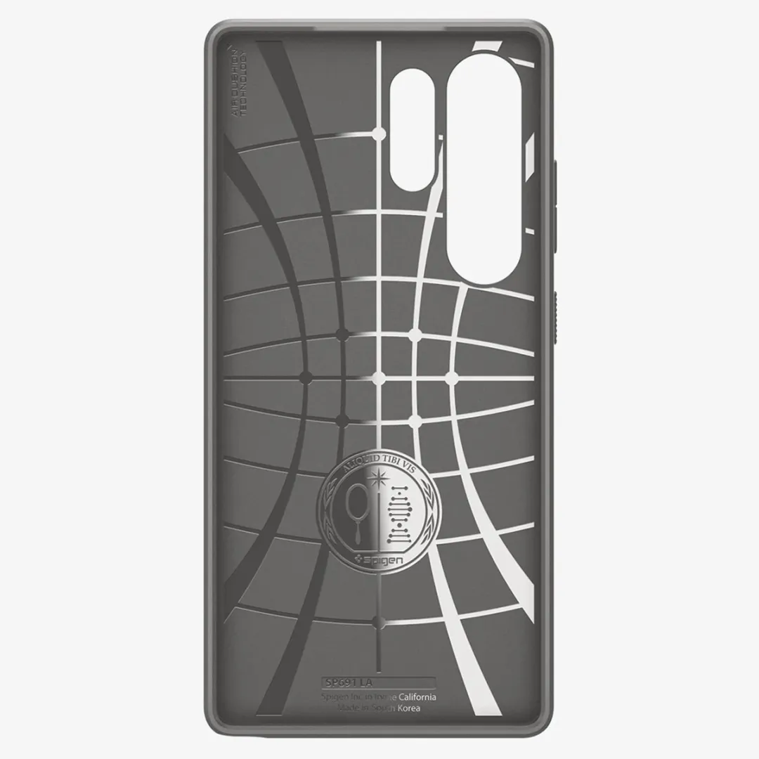 Spigen Liquid Air 13251 Hoesje - Samsung Galaxy S25 Ultra - Marmer Grijs - afbeelding 6 van 6