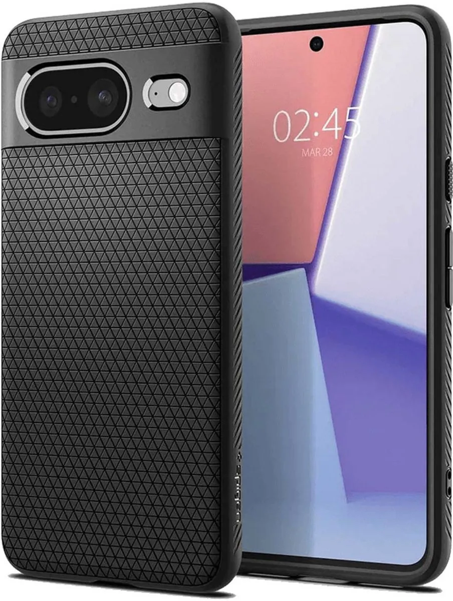 Spigen Liquid Air Hoesje ACS06274 Google Pixel 8 - Zwart