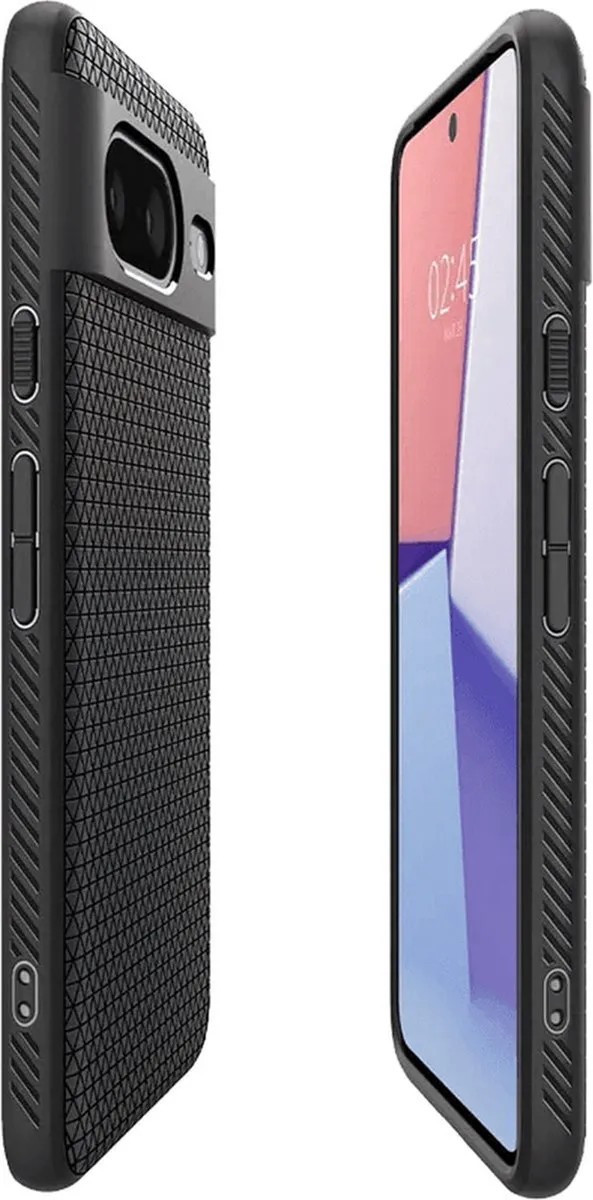 Spigen Liquid Air Hoesje ACS06274 Google Pixel 8 - Zwart - afbeelding 6 van 6