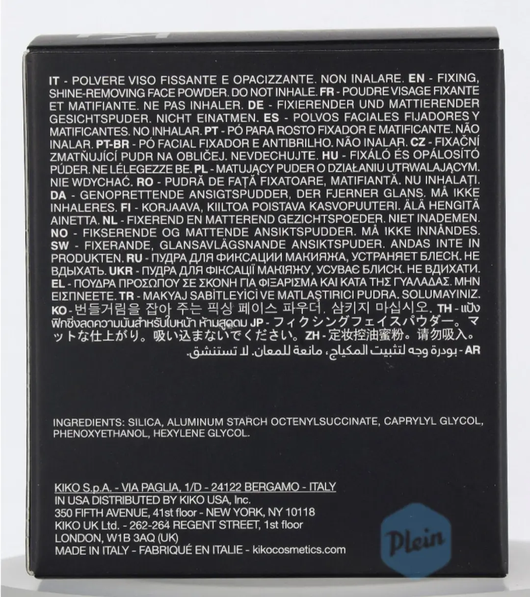 KIKO Milano Invisible Touch Fixeerpoeder 13,5g - Translucent - afbeelding 3 van 6