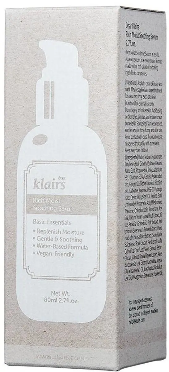 Klairs Rich Moist Soothing Serum - 80ml - afbeelding 4 van 6