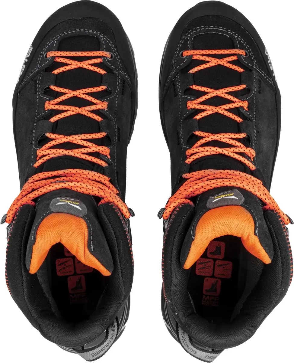 Salewa MTN Trainer 2 Mid GTX Bergschoenen - Zwart/Oranje - afbeelding 4 van 6
