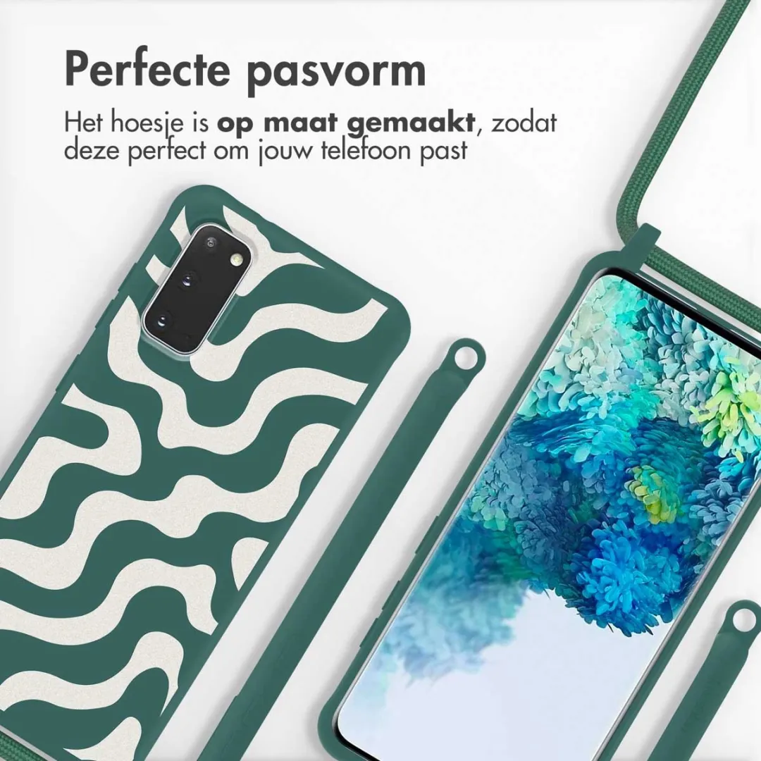 Imoshion Hoesje Samsung Galaxy S20 - Petrol Green Groovy