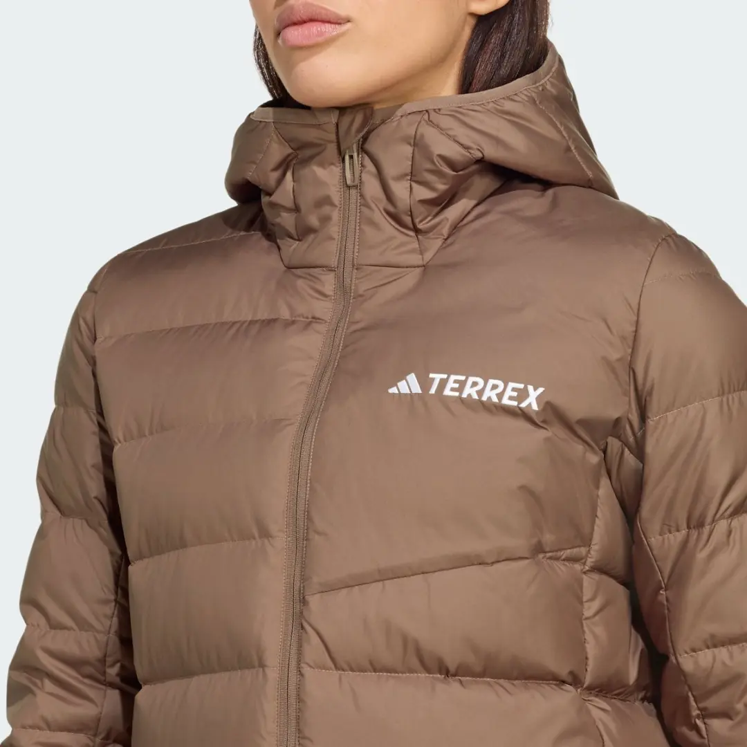 adidas Terrex Multi Light Down 2.0 Donsjack Dames - Bruin - afbeelding 5 van 6