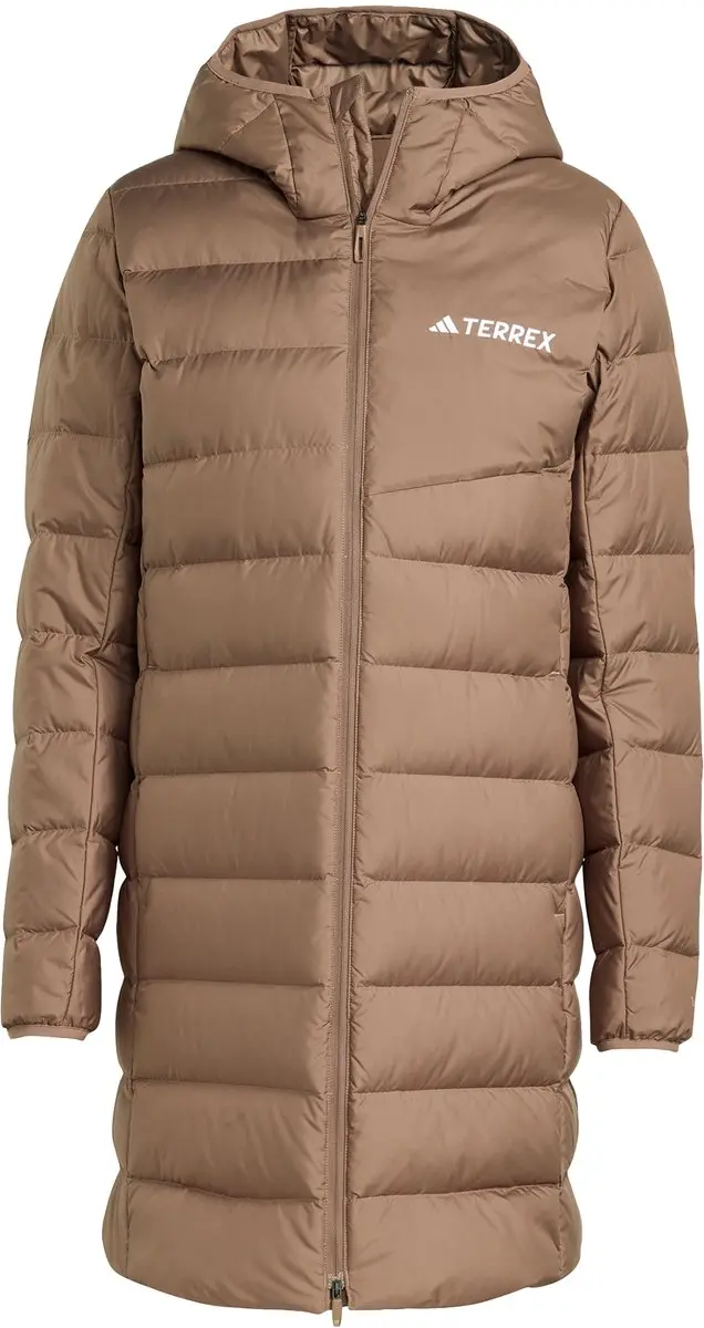 adidas Terrex Multi Light Down 2.0 Donsjack Dames - Bruin - afbeelding 2 van 6