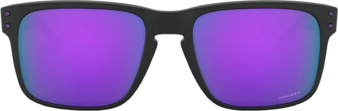 Oakley Holbrook Zonnebril - Matzwart, Prizm Violet - afbeelding 2 van 6