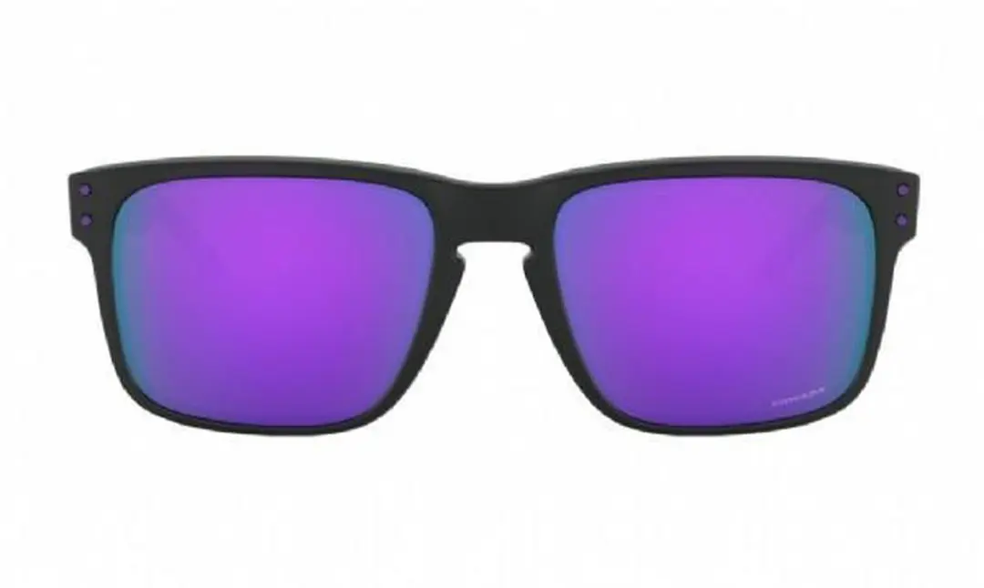 Oakley Holbrook Zonnebril - Matzwart, Prizm Violet - afbeelding 6 van 6