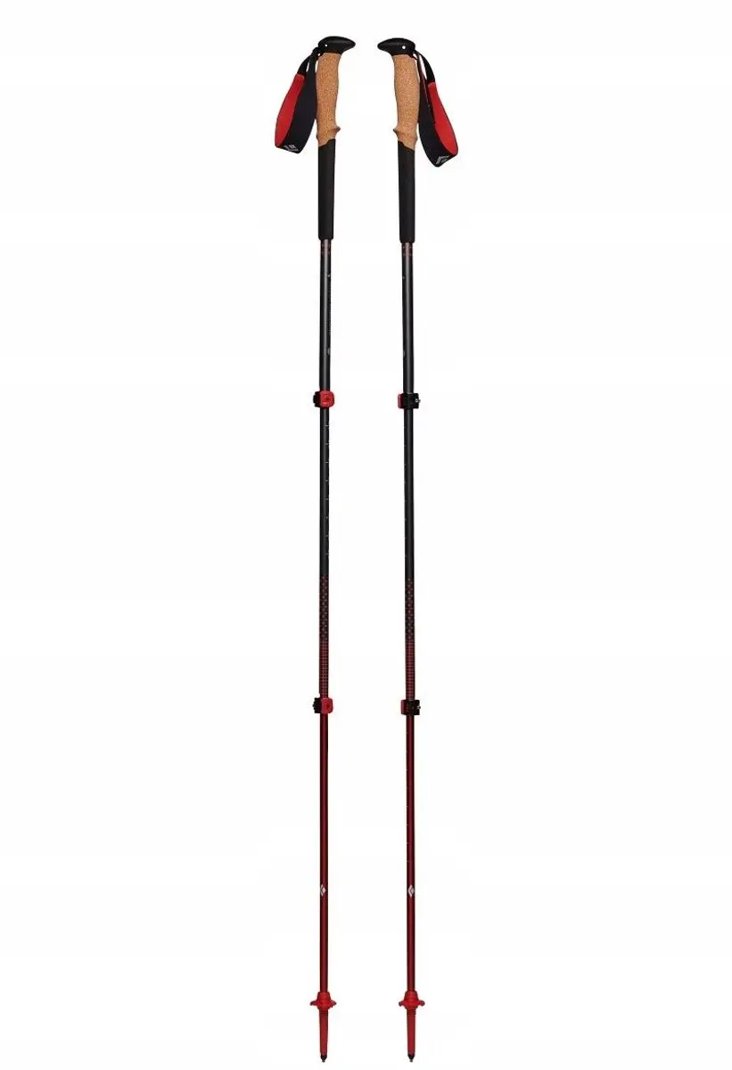 Lichtgewicht Carbon Trekkingstokken 115 cm, Opvouwbaar - afbeelding 3 van 6
