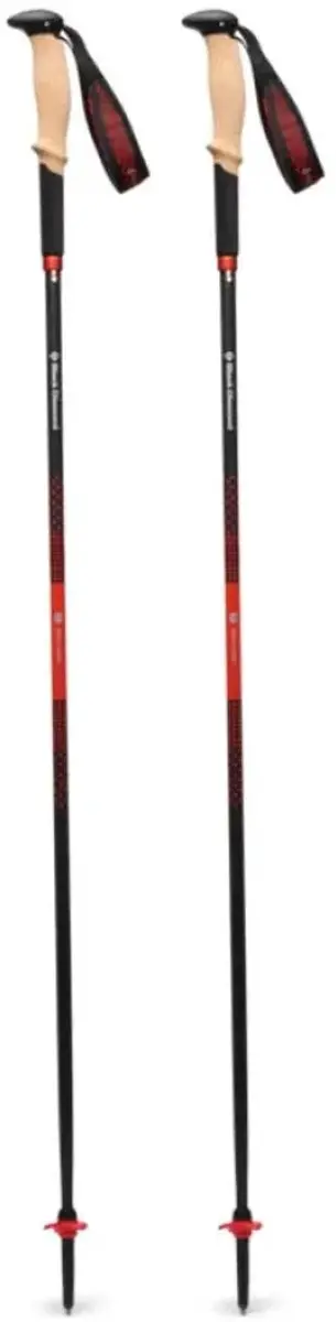 Lichtgewicht Carbon Trekkingstokken 115 cm, Opvouwbaar - afbeelding 2 van 6
