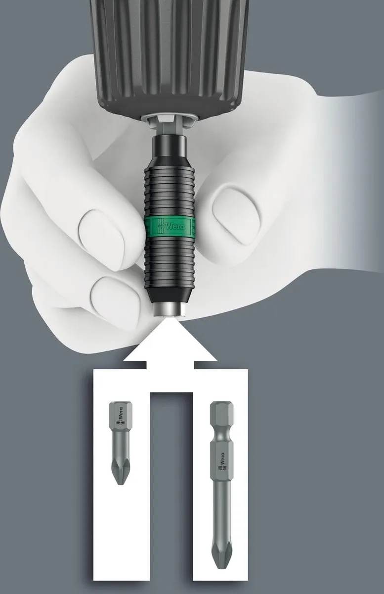 Wera Bithouder 897/4R 75mm - Snelspanner