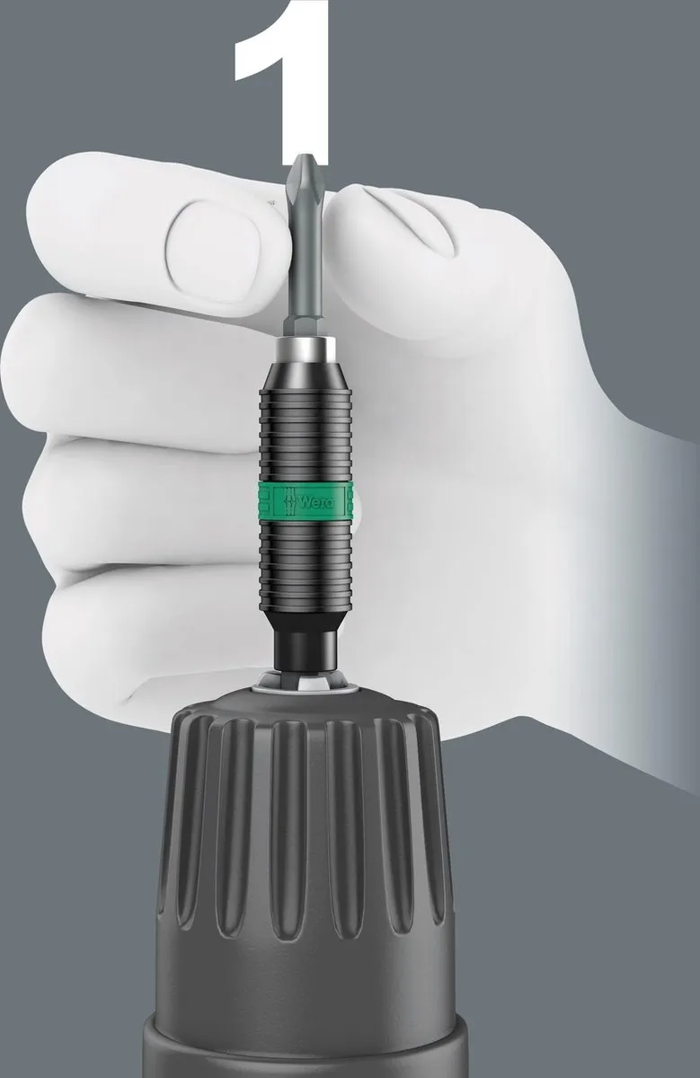 Wera Bithouder 897/4R 75mm - Snelspanner