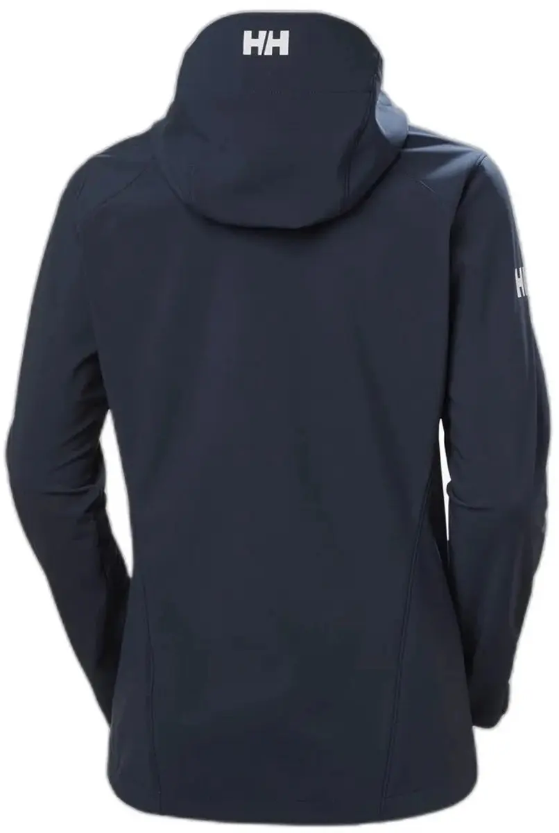 Helly Hansen Paramount Hooded Softshell Jas Dames - Navy - afbeelding 2 van 4