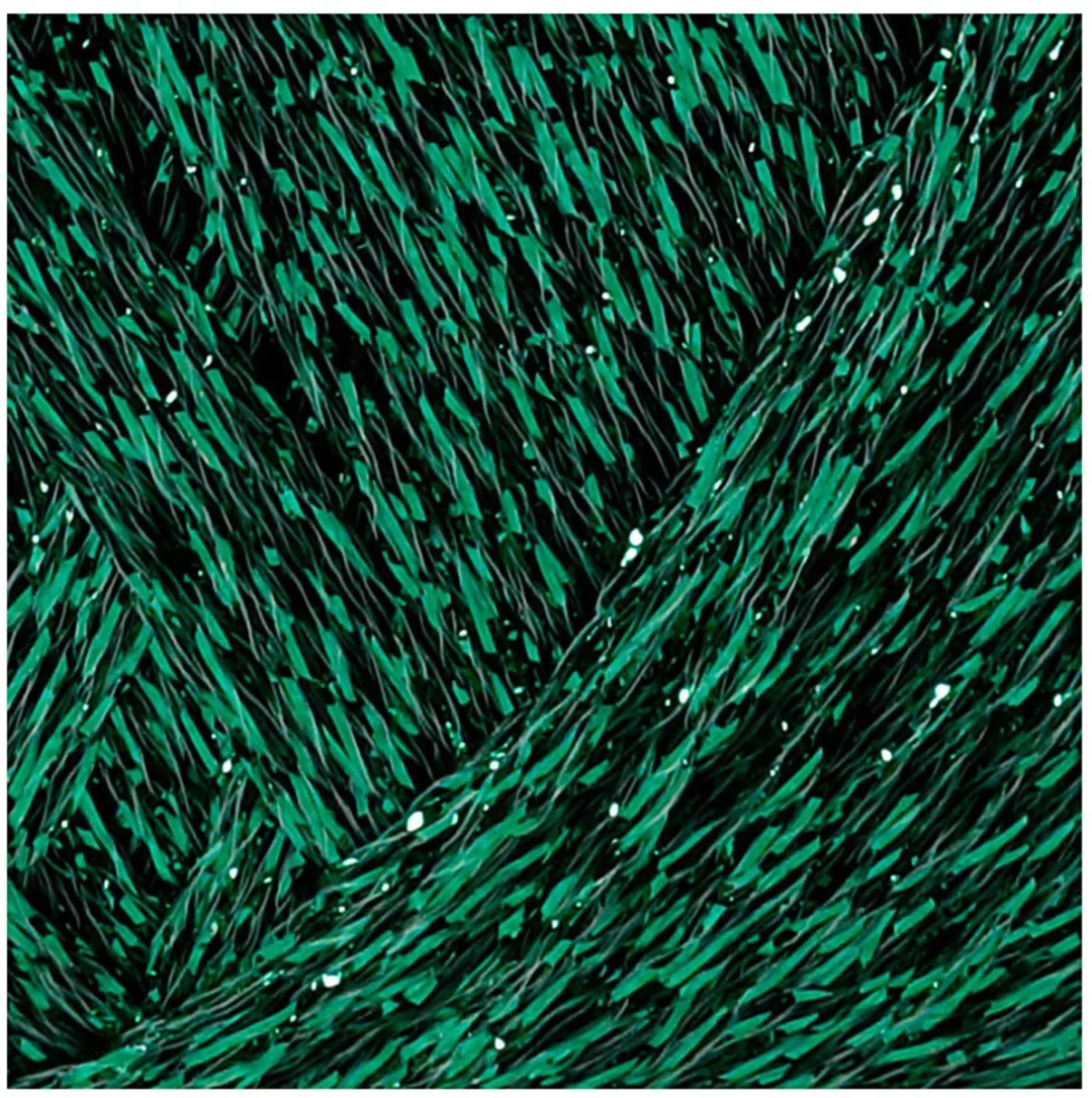 Creativ Company Lammy Yarns Collection Ligne Noir Lurex/Glitter Groen