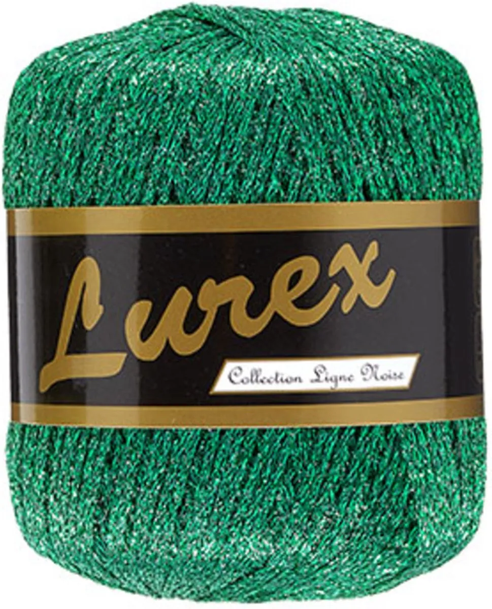 Creativ Company Lammy Yarns Collection Ligne Noir Lurex/Glitter Groen
