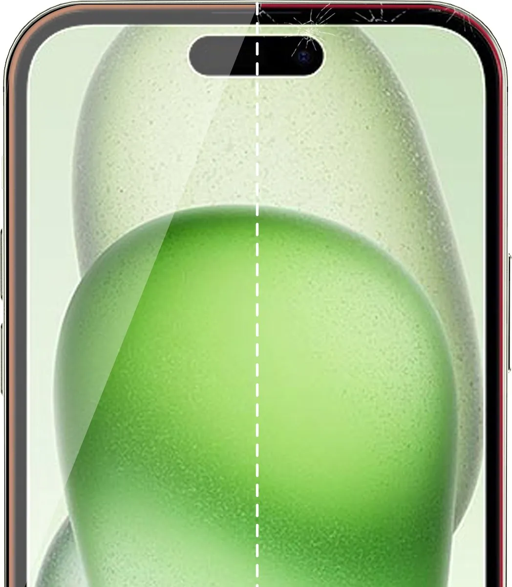 Itskins Supreme iPhone 15 Glazen Screenprotector - Case Friendly