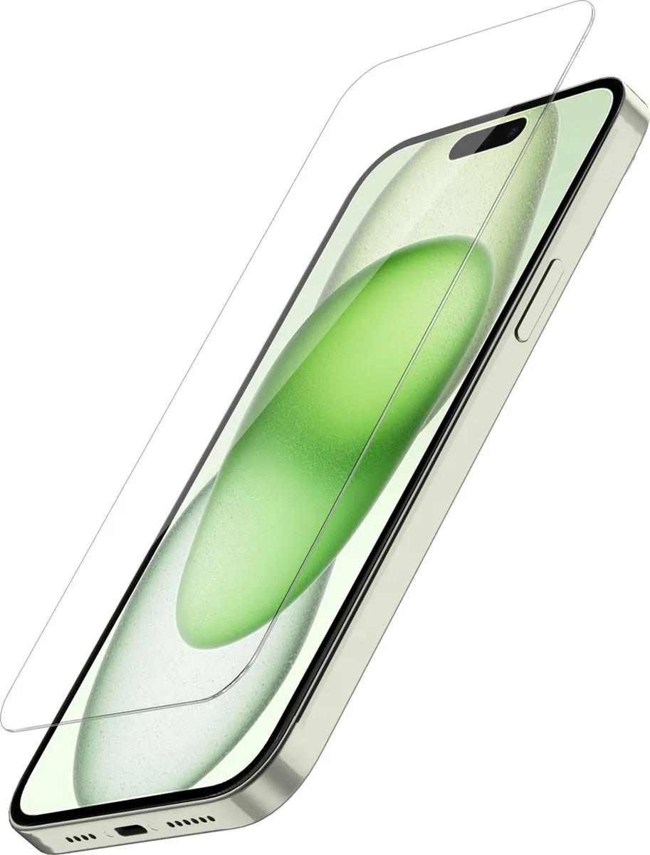 Itskins Supreme iPhone 15 Glazen Screenprotector - Case Friendly
