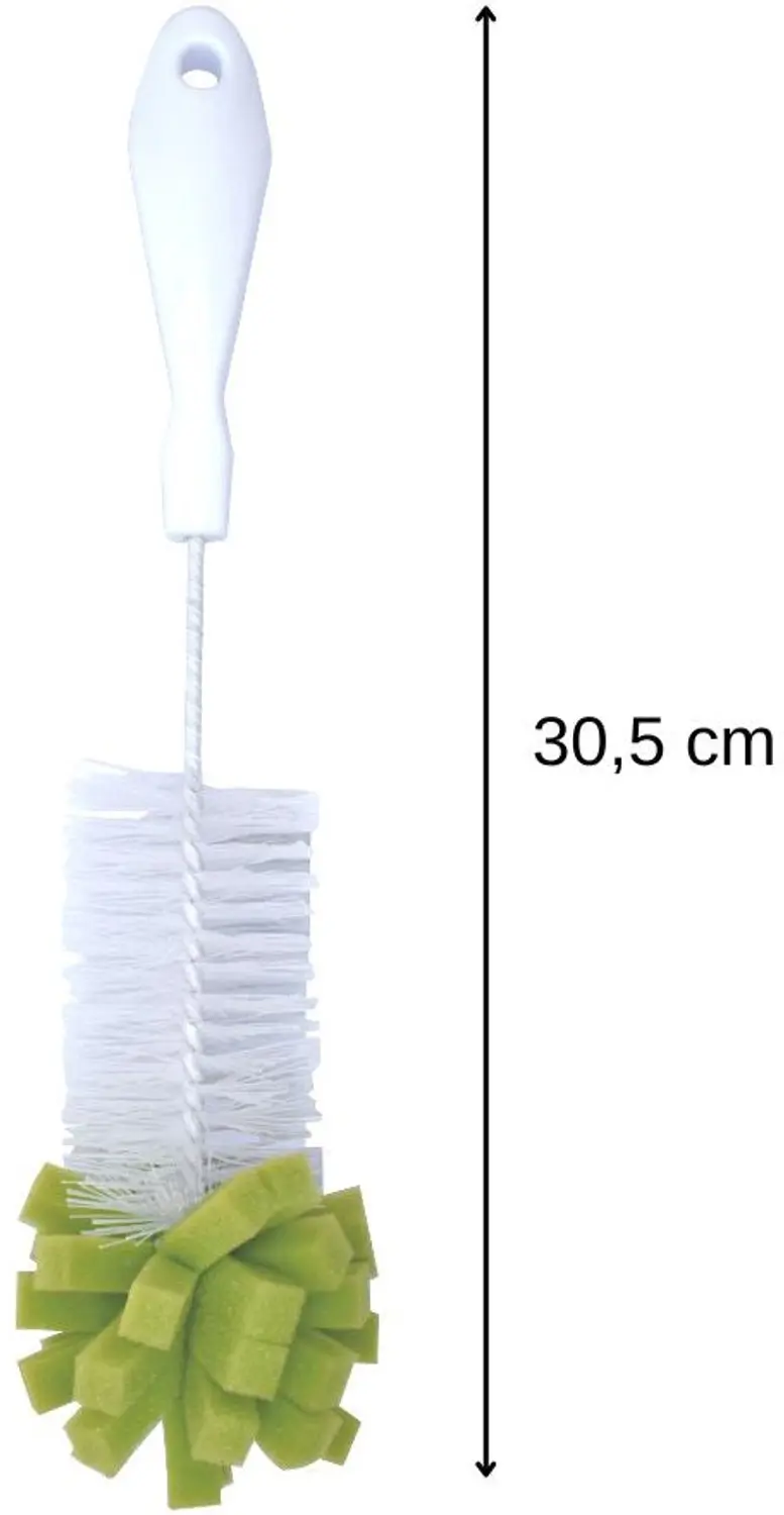 Flessenborstel met sponsuiteinde 30 cm Fackelmann Tecno