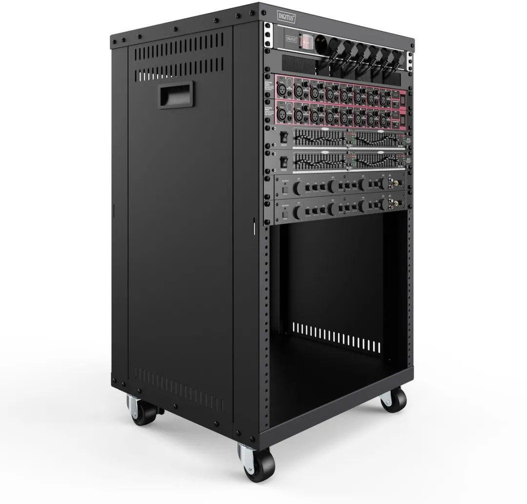 Digitus DN-48001 Universeel 19-inch Apparatuurrek 16U - Zwart