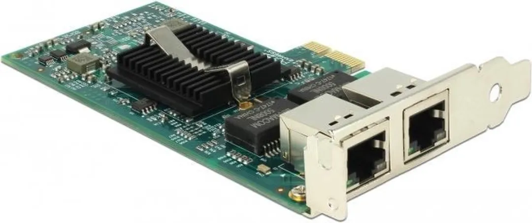 Delock PCIe 2x RJ45 Gigabit LAN i82576
