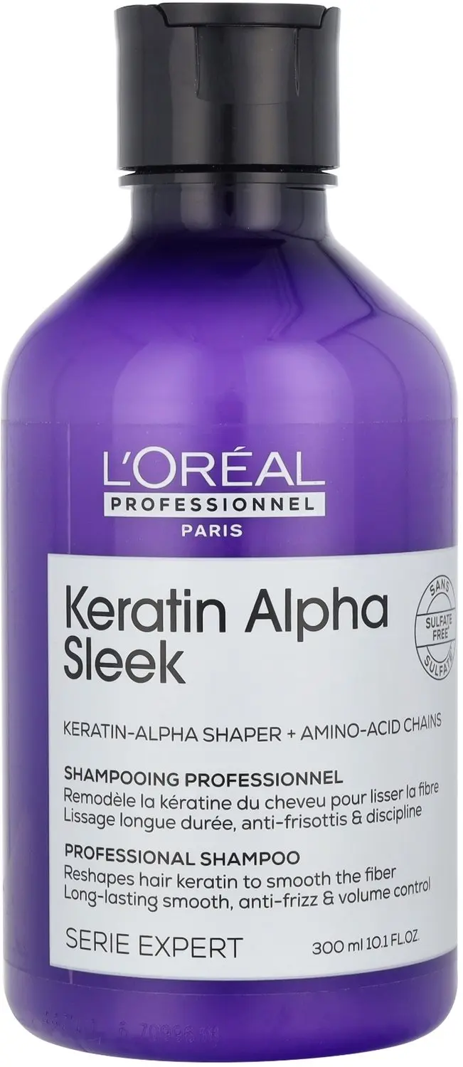 L'Oréal Professionnel Keratin Alpha Sleek Shampoo 300ml