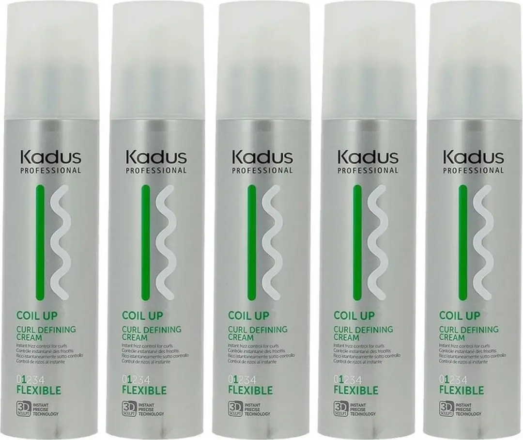 5x Kadus Texture Coil Up Curl Defining Cream 200ml