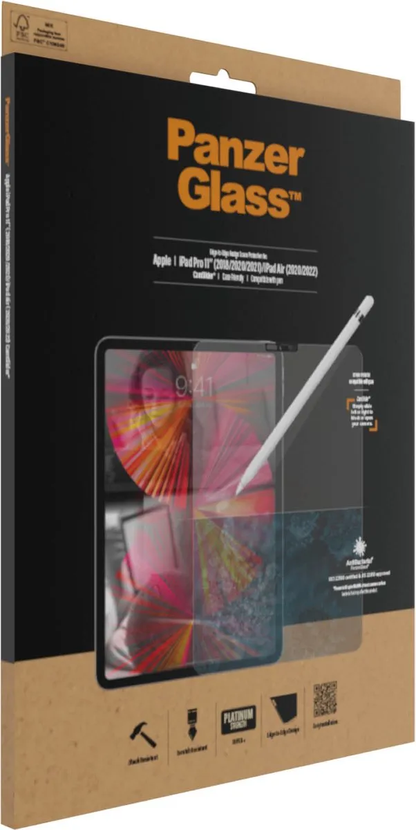 PanzerGlass Privacy CamSlider iPad Air 6 11 2702 - Transparant
