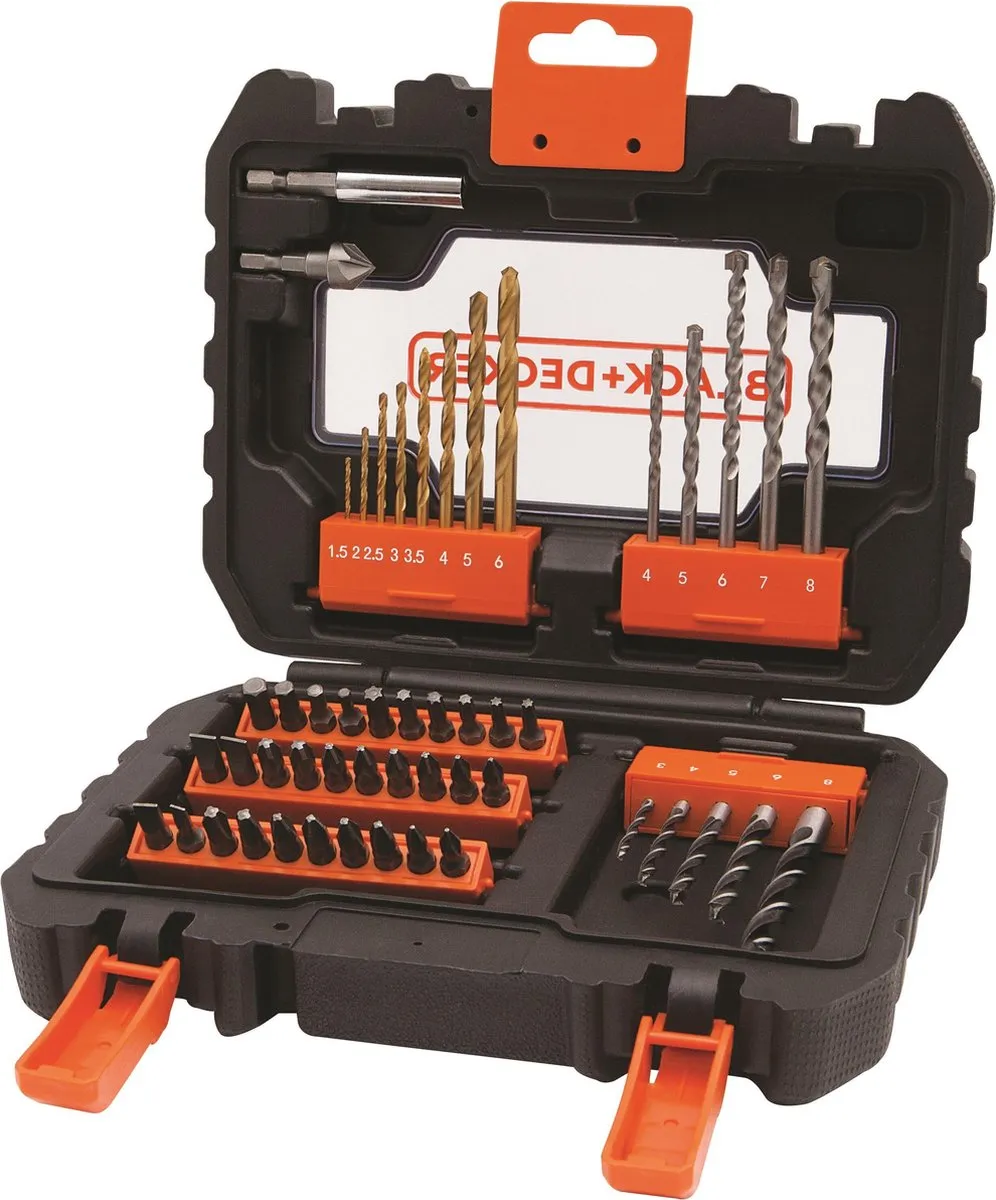 BLACK+DECKER A7232-XJ Schroef/Boorset 50-delig