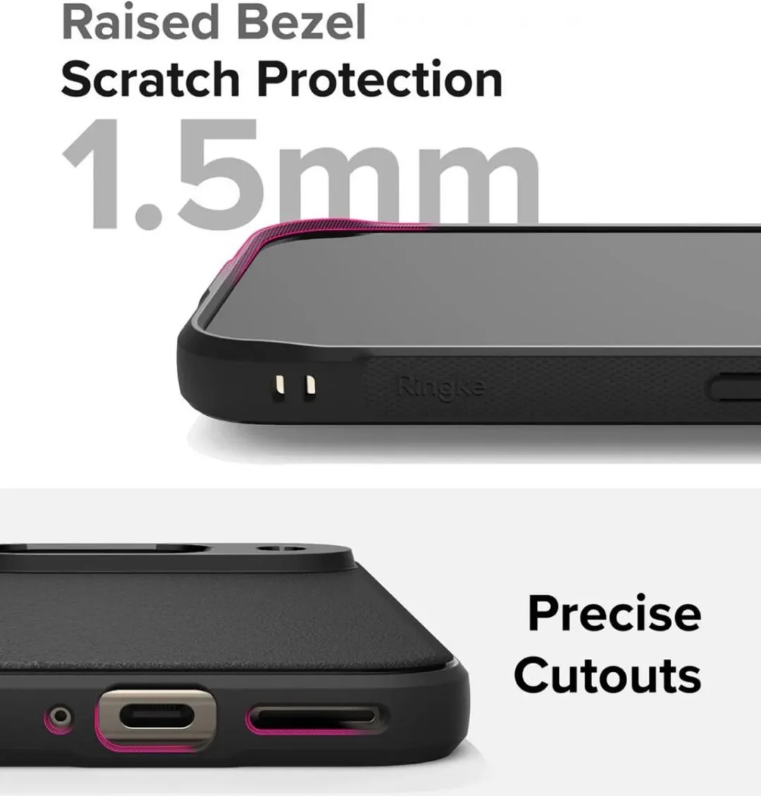 Ringke Onyx Hoesje Google Pixel 9 - Zwart
