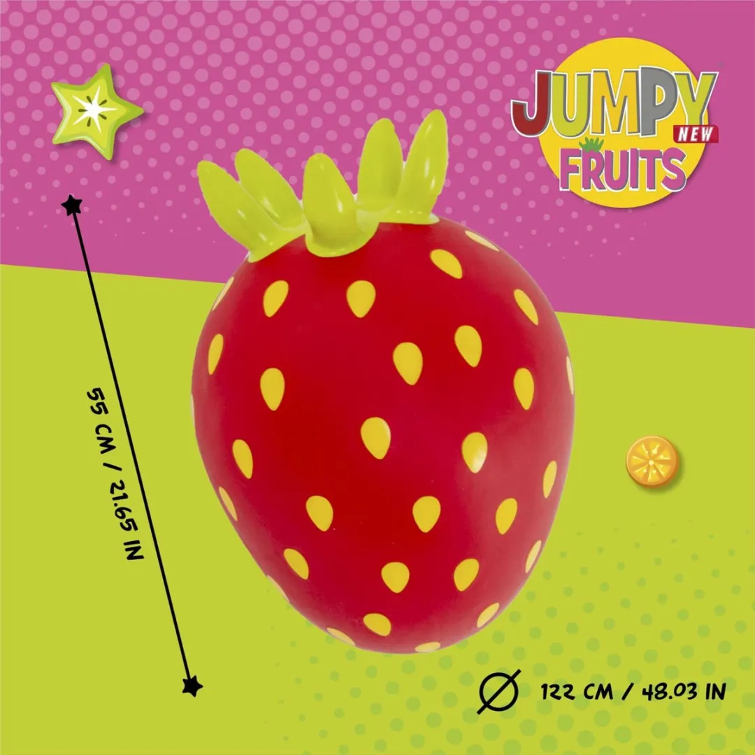 Gerardo's Toys Jumpy Fruits Skippybal Haas - 100 kg - Rood - afbeelding 6 van 6