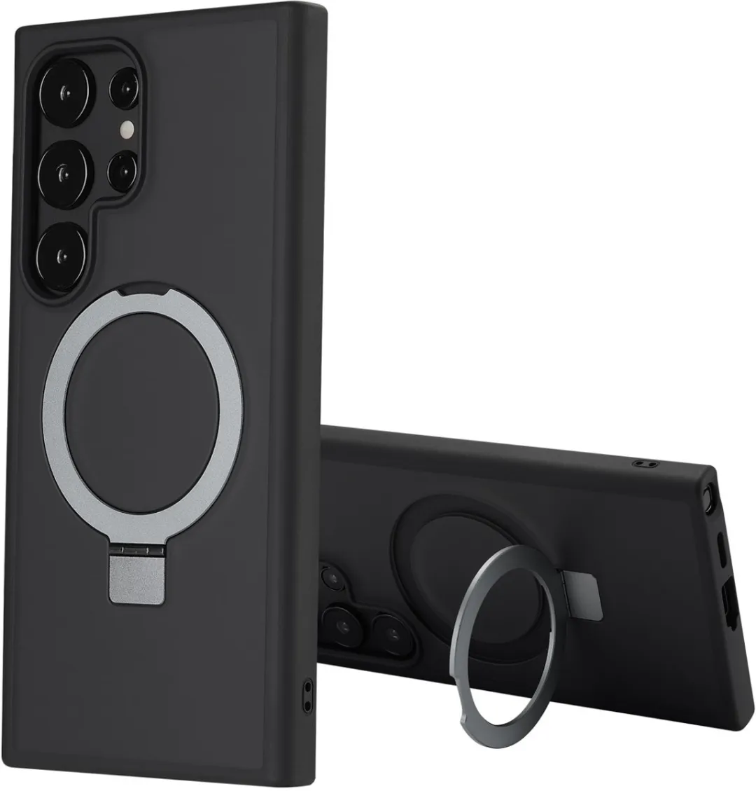 Accezz Hoesje Samsung Galaxy S24 Ultra Magnetische Ring