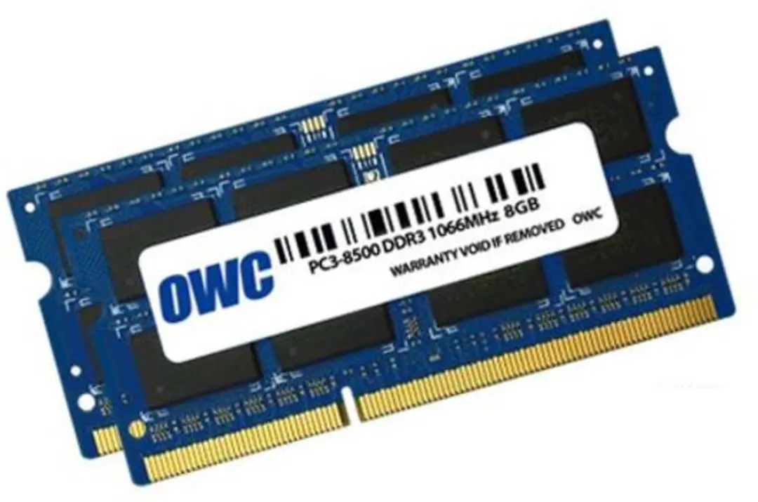 OWC 2x 8GB, PC8500, DDR3, 1066MHz 16GB DDR3 1066MHz geheugenmodule
