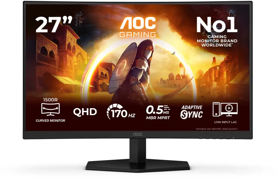 AOC G4 Q27G42ZE computer monitor 68,6 cm (27") 2560 x 1440 Pixels Quad HD LED Zw