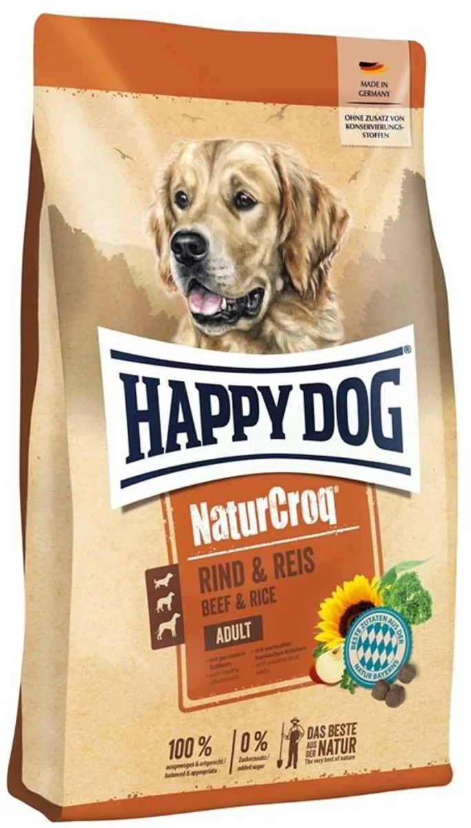 Happy Dog NaturCroq Rund & Rijst 4kg