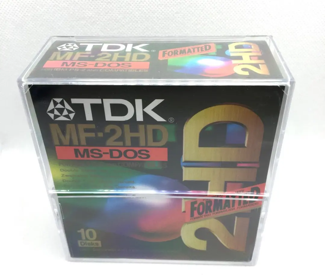 TDK MF-2HD ms-dos  10 x Floppy Disks