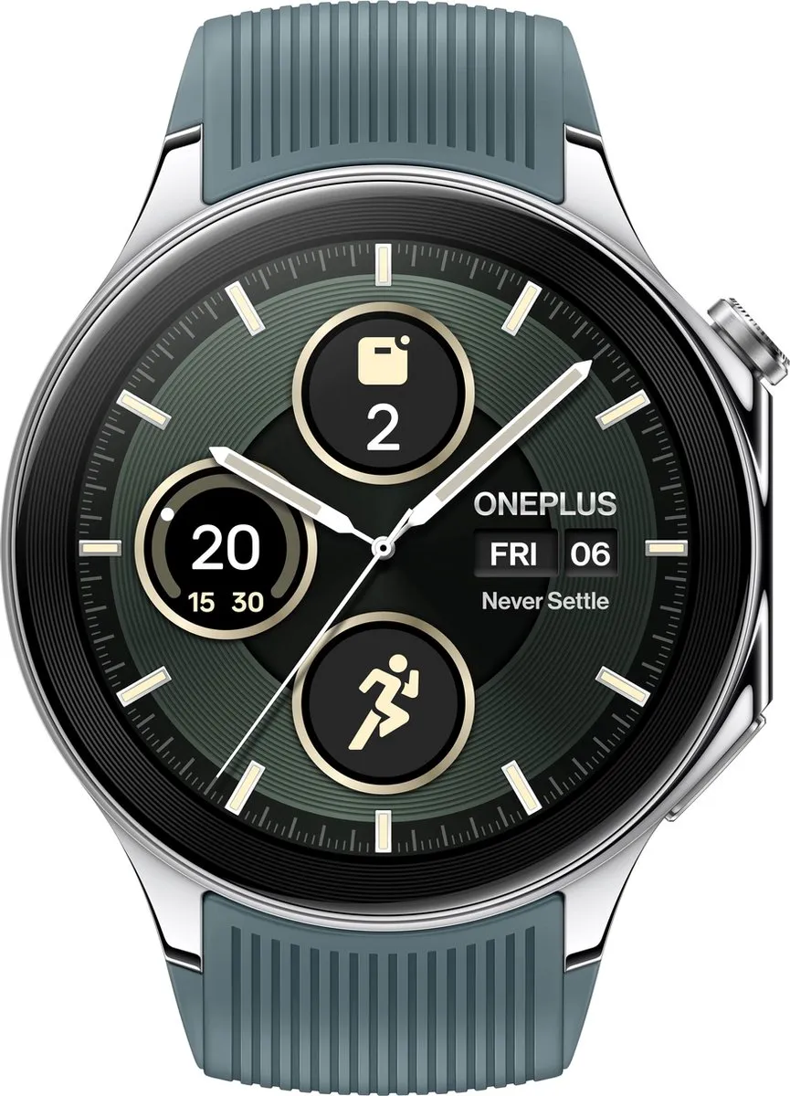 OnePlus Watch 2 Radiant Steel - 47mm - 500mAh