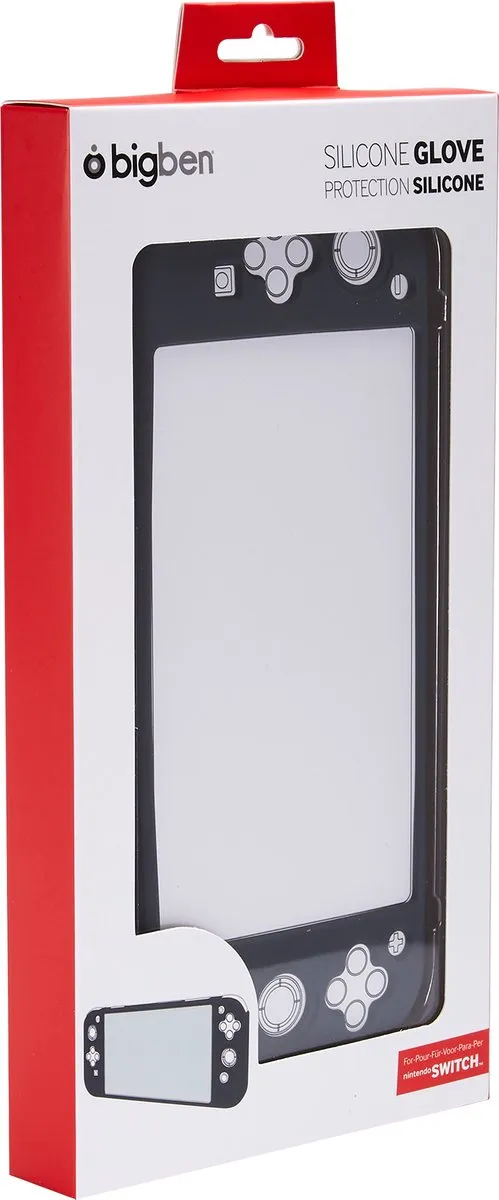 Bigben Siliconen Hoes Nintendo Switch - Zwart