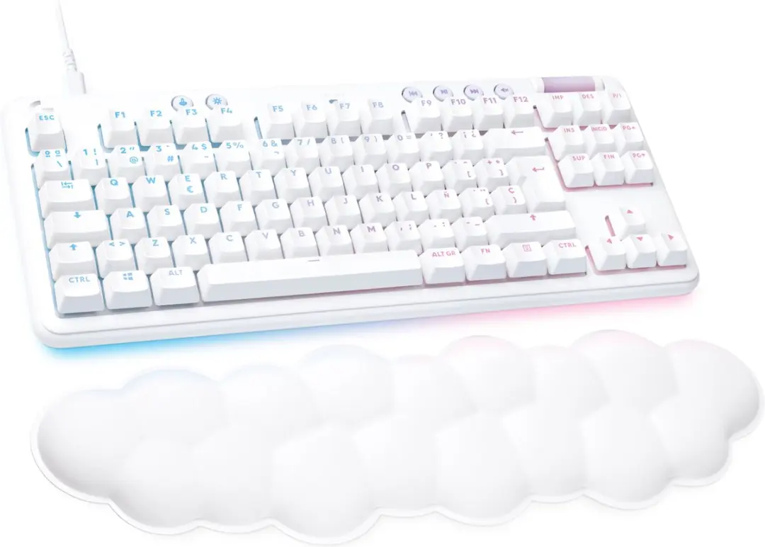 Keyboard Logitech G713 White Spanish Qwerty