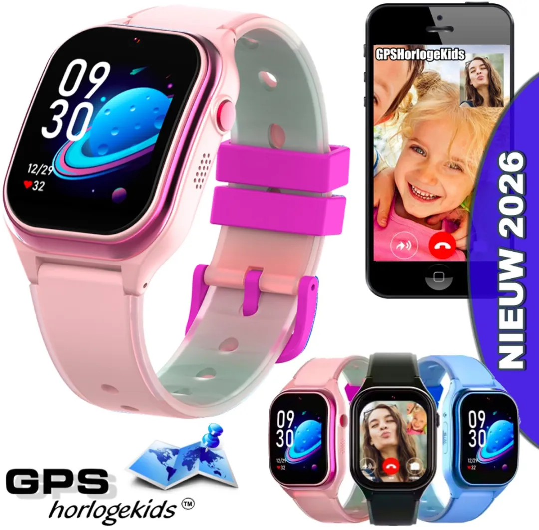 GPSHorlogeKids Curve Roze Smartwatch