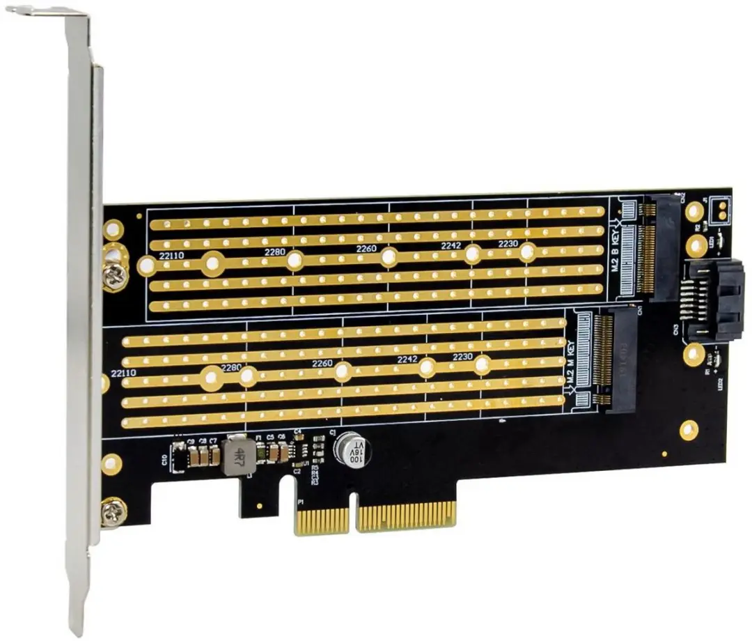 Microconnect MC-PCIE-X4M2 M.2 interfacekaart - afbeelding 4 van 6