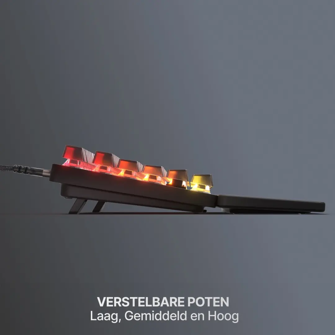SteelSeries Apex Pro TKL Gen 3 Steel - Magnetisch Gaming Toetsenbord - US QWERTY - afbeelding 5 van 6
