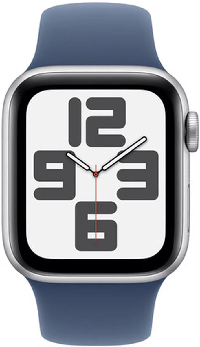 Apple Watch SE 2024 40mm GPS - Zilver met Blauwe Band